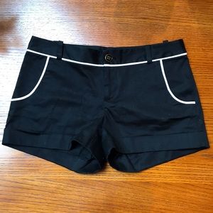 Banana republic black dress shorts